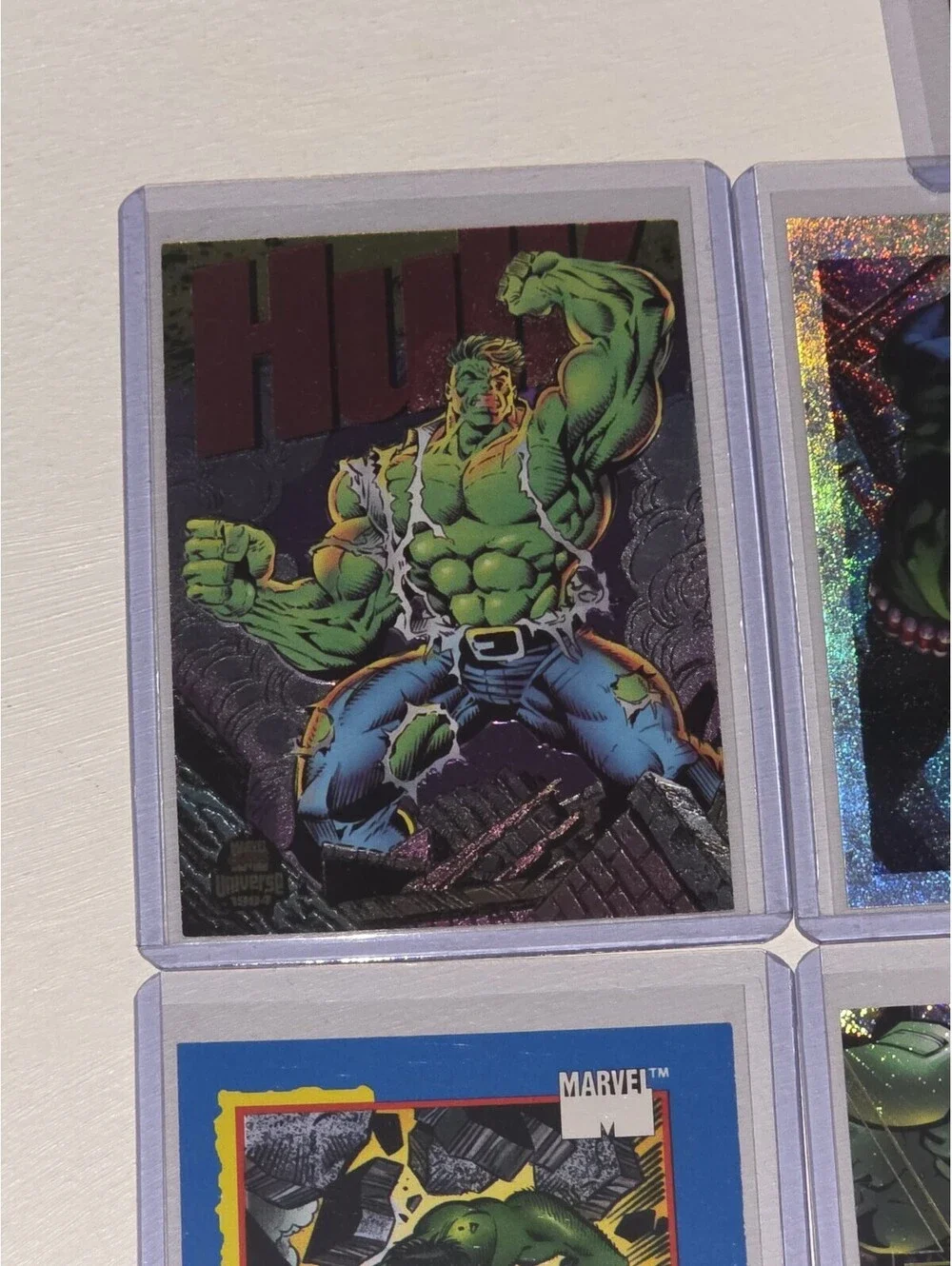 Incredible Hulk Marvel Comics Holo Mr Fix It Legends Masterpieces Card Lot